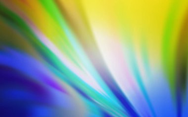 Açık Mavi, Sarı vektör soyut parlak desen.