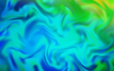 Açık Mavi ve Yeşil vektör parlak şablonu bulanıklaştırdı.