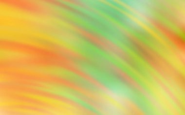 Açık Yeşil, eğri çizgileri olan sarı vektör arkaplanı.