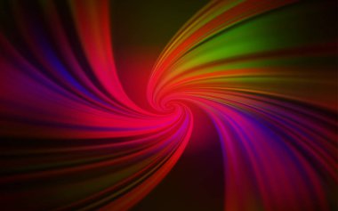 Eğri çizgileri olan koyu renkli vektör arkaplanı.