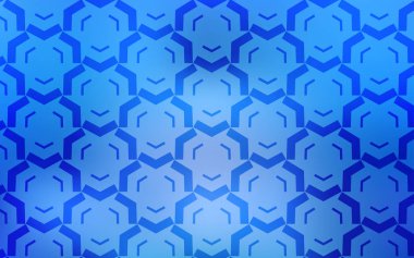 Bükülmüş çizgilerle hafif BLUE vektör arkaplanı.