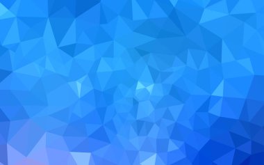 Hafif BLUE vektörü düşük poli düzeni.