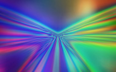 Kavisli çizgilerle açık çok renkli vektör dokusu.