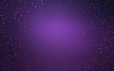 Galaksi yıldızları ile koyu mor vektör arka plan.