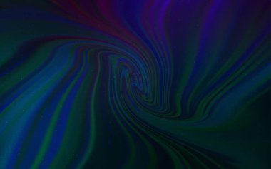 Koyu mavi vektör arka plan gökada yıldız ile.