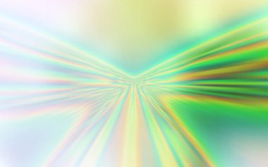 Bükülmüş çizgileri olan Açık Yeşil vektör arkaplanı.