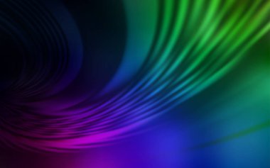 Kavisli çizgilere sahip koyu çok renkli vektör zemini.