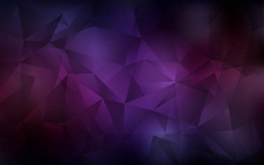 Koyu Pembe, Sarı vektör çokgen soyut fon.