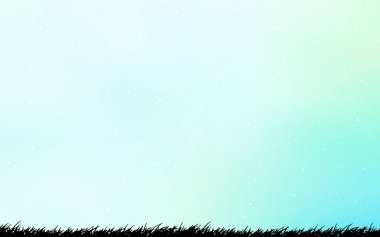 Astronomik yıldızlar ile açık mavi vektör arka plan.