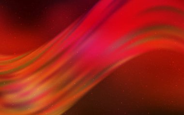 Işık kırmızı vektör düzen kozmik yıldız ile.