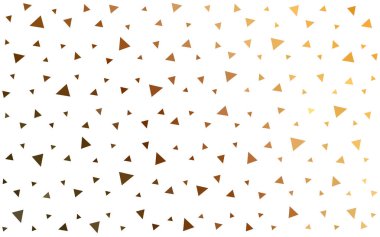 Işık Turuncu vektör soyut çokgen şablon.