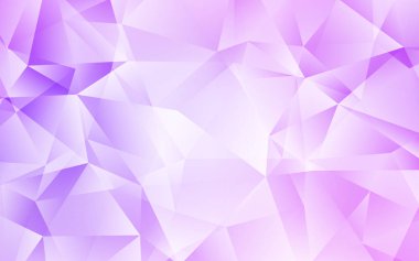 Açık Mor vektör gradyan üçgenler şablonu.