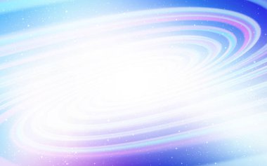 Açık Pembe, Astronomik yıldızlarla mavi vektör arka plan.