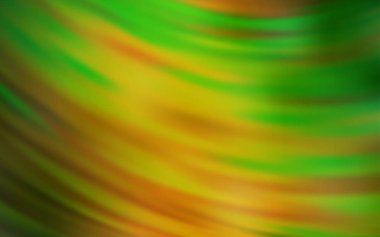 Kavisli çizgilerle Açık Yeşil vektör dokusu.