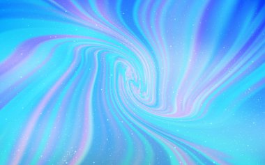 Gece gökyüzü desenle ışık mavi vektör yıldız.