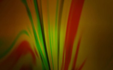 Koyu Yeşil, Sarı vektör bulanık ve renkli desen.