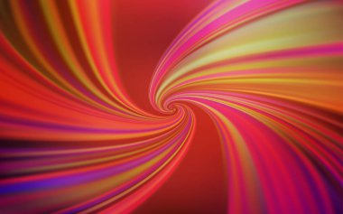 Açık Kırmızı, Wry çizgileri olan sarı vektör arkaplanı.