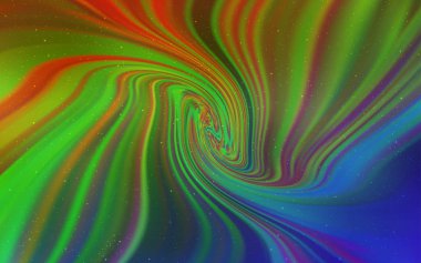 Çok renkli vektör doku ile Samanyolu yıldız ışık.