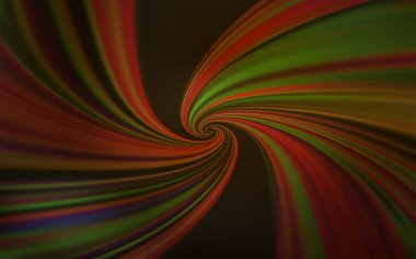 Bükülmüş çizgileri olan koyu turuncu vektör arkaplanı.