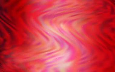 Işık kırmızı vektör arka plan gökada yıldız ile.