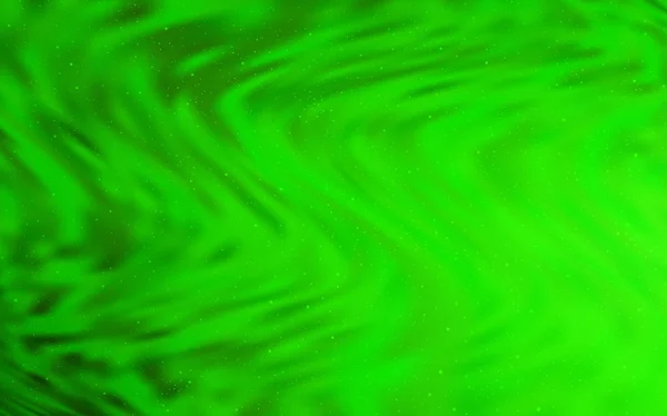 แผนผังเวกเตอร์สีเขียวอ่อนที่มีดาวจักรวาล . — ภาพเวกเตอร์สต็อก