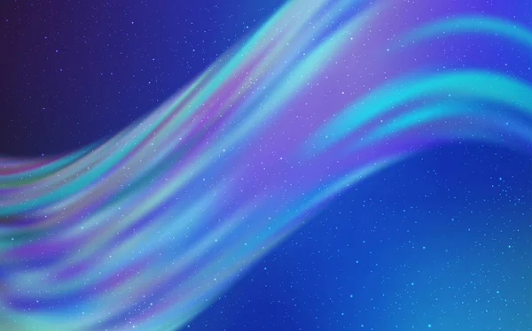 ライトピンク、青い宇宙の星とベクトル テンプレート. — ストックベクタ