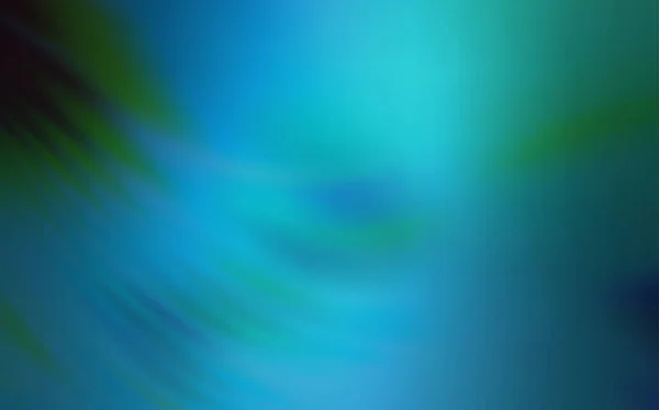Světle modrá, Zelený vektor barevné rozmazané pozadí. — Stockový vektor