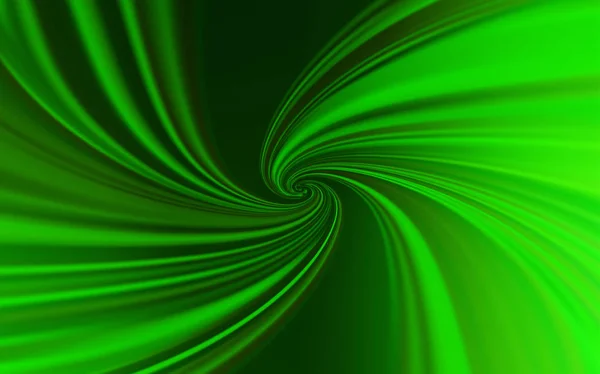 Texture vettoriale verde chiaro con linee curve . — Vettoriale Stock