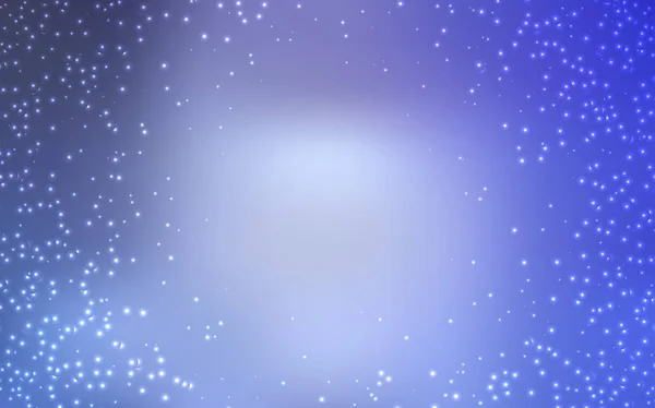 Lila Vektorschablone mit Weltraumsternen. — Stockvektor