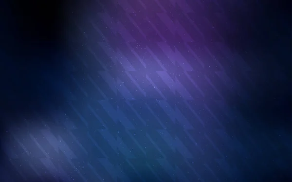 Dunkelrosa, blaues Vektorlayout mit flachen Linien. — Stockvektor
