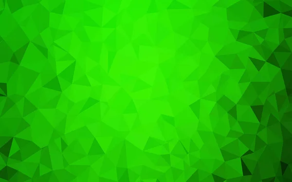 Licht groene vector laag poly achtergrond. — Stockvector