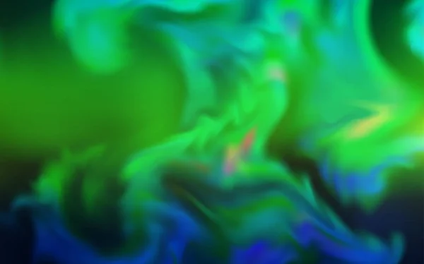 Ανοιχτό μπλε, πράσινο διάνυσμα γυαλιστερό αφηρημένο φόντο. — Διανυσματικό Αρχείο
