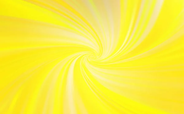 Light Yellow vector blurred shine abstract background. — Stock Vector