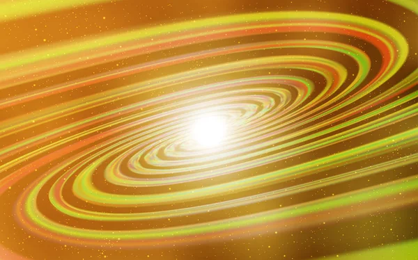 Galaksi yıldızları ile koyu sarı vektör arka plan.