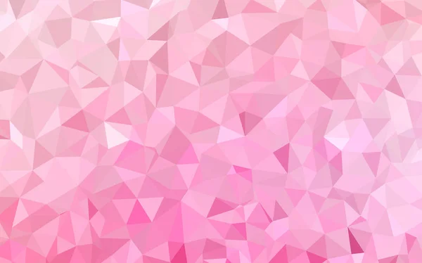 Licht roze, gele vector abstracte mozaïek achtergrond. — Stockvector