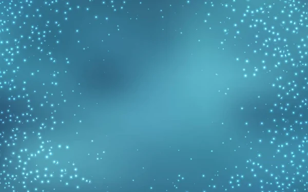 Светло-голубая векторная текстура со звездами Млечного пути . — стоковый вектор