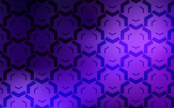 Diseño de vector púrpura claro con líneas dobladas . — Vector de stock