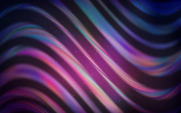 Fond vectoriel violet foncé avec étoiles de galaxie . — Image vectorielle