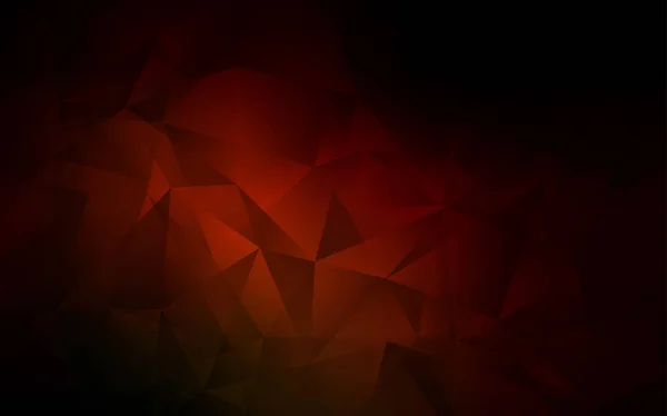 Vetor vermelho escuro brilhante layout triangular . —  Vetores de Stock