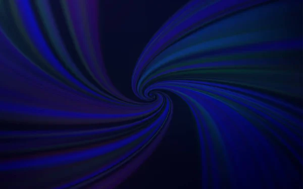 Fond vectoriel bleu foncé avec des lignes irisées . — Image vectorielle