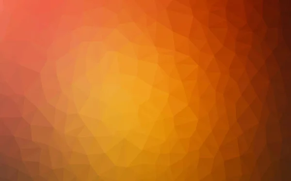 Licht orange Vektor abstrakt polygonaler Hintergrund. — Stockvektor