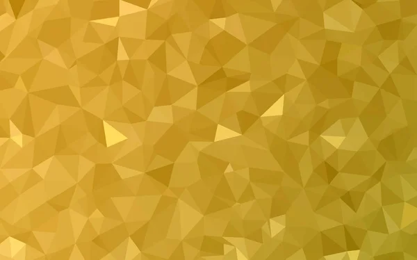 Vector amarillo oscuro polígono diseño abstracto . — Vector de stock