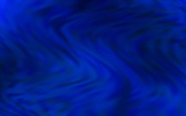 Koyu mavi vektör düzen kozmik yıldız ile.