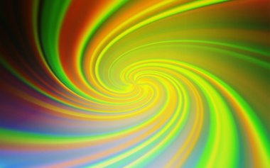 Açık Yeşil, wry çizgileri ile sarı vektör düzeni.