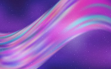 Mor vektör doku ile Samanyolu yıldız ışık.