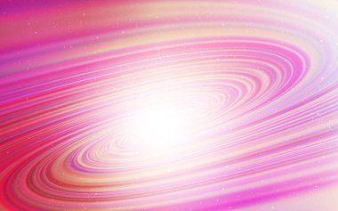 Gece gökyüzü yıldızları ile Açık Pembe vektör deseni.