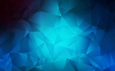 Hafif mavi vektör düşük Poli arka plan.