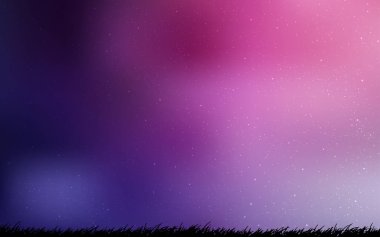 Mor vektör doku ile Samanyolu yıldız ışık.