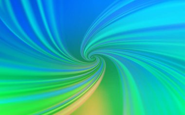 Açık Mavi, eğri çizgileri olan yeşil vektör arkaplanı.