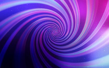 Açık mor, galaksi yıldızları ile pembe vektör arka plan.